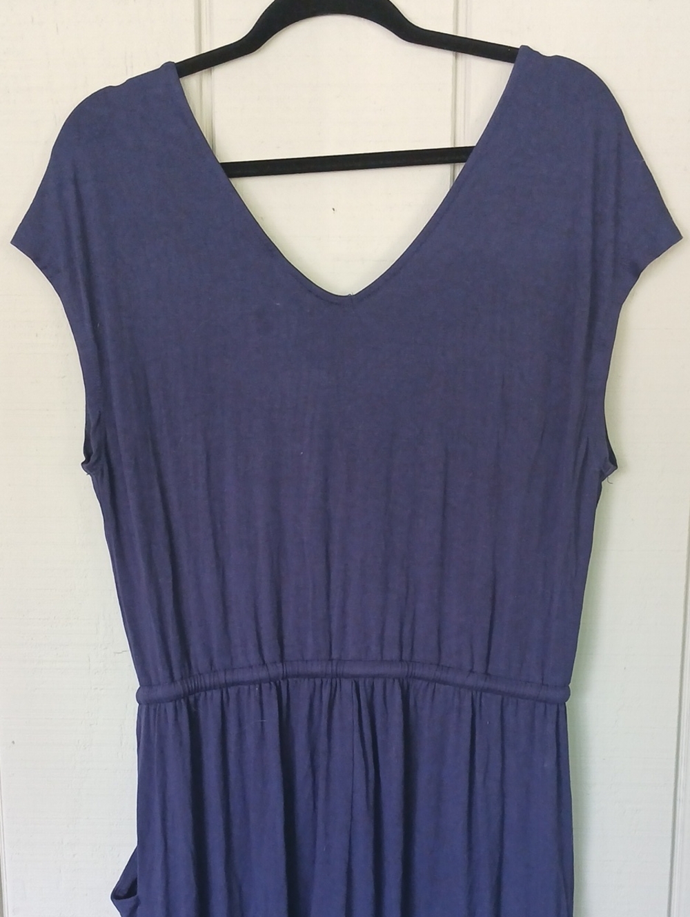 torrid Navy V‑Neck Short Sleeve Jumpsuit Size 0 - Picture 7 of 8